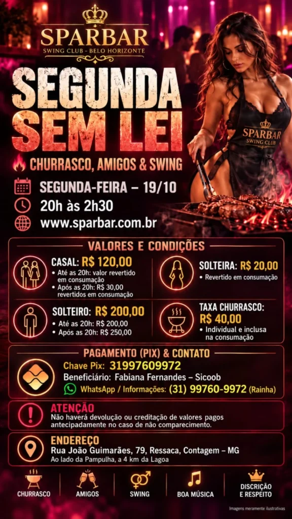 Segunda sem Lei — Churrasco, Amigos & Swing